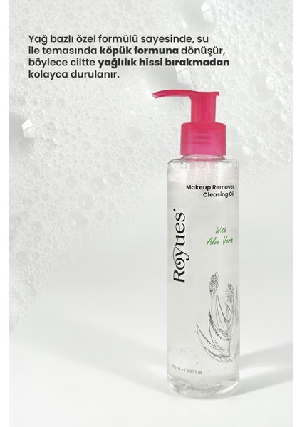 Makyaj Temizleme Yağı, Göz ve Yüz Makyajı, Makeup Cleansing Oil 150 ml