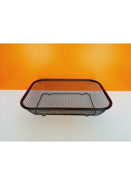 Sebze Meyve Yıkamak Için Paslanmaz Çelik Süzgeç 22cm X 30cm Meyve Sunum Ikram Tepsisi