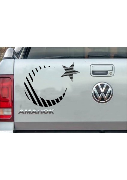 Ay Yıldız Türk Bayrağı Türkiye Sticker Araba Oto Motosiklet Karavan Etiket 02010 modelleri
