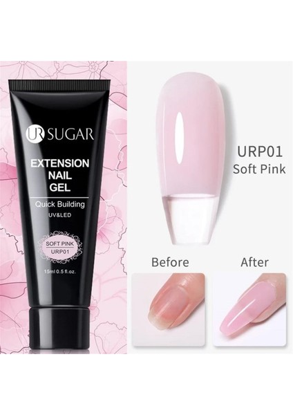 Poly Extension Gel Soft Pink (49154-1)