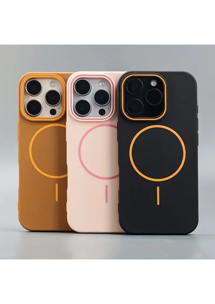 Iphone 16 Pro Max Lansman Mağsafe Kılıf Içi Süet Dışı Silikon fırsatları