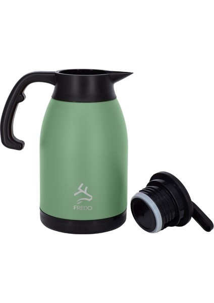 Big Therm 2 Lt Paslanmaz Çelik Mint Yeşil Çay Termosu, 24 Saat Soğuk, 12 Saat Sıcak Tutma fiyatları