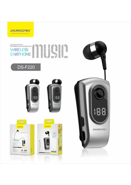 DS- F220 Makaralı Titreşimli Bluetooth Kulaklık (Led Ekranlı – V5. 3) fiyatları