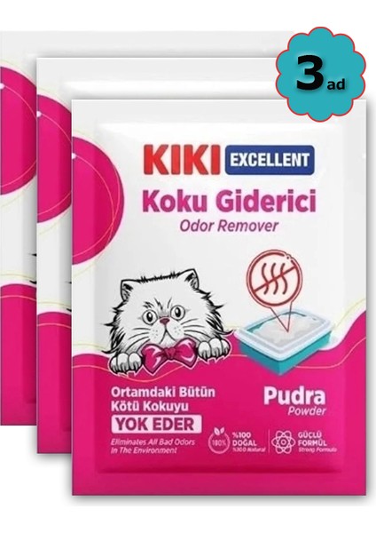 - Kedi Kumu Koku Giderici - 3AD * 25GR / Pudra Kokulu