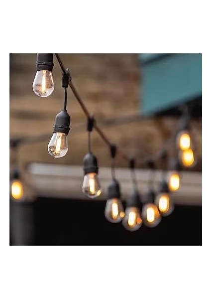 Uzmlight Bahçe Organizasyon Işığı E27 10 Duylu Eklenip Uzatılabilir 10 mt Cata Sarmaşık Dış Mekan Aydınlatma (Carnaval) fiyatları