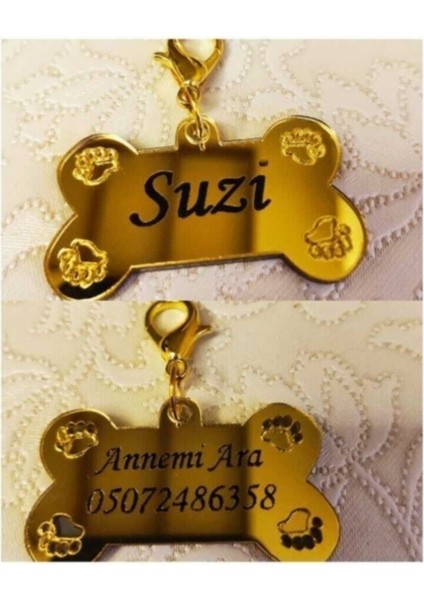 Turuncu Köpek ve Kedi Kimlik Etiketi, Dayanıklı ve Şık Tasarım