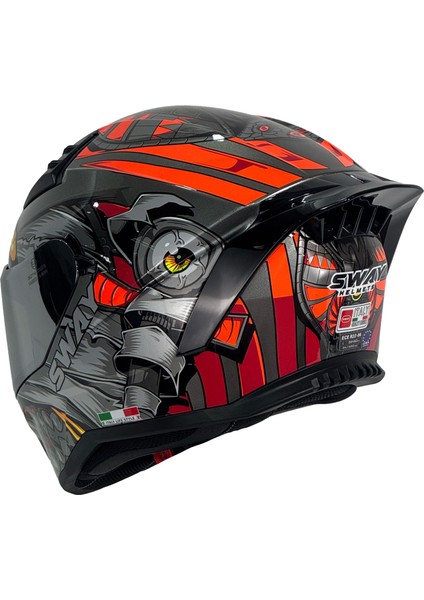 869 Veno Red Grey Black Kask fırsatları