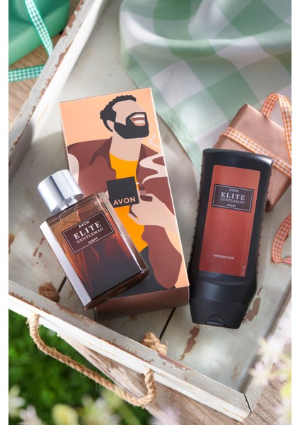 Elite Gentleman Quest Erkek Parfüm ve Şampuan Hediye Seti modelleri