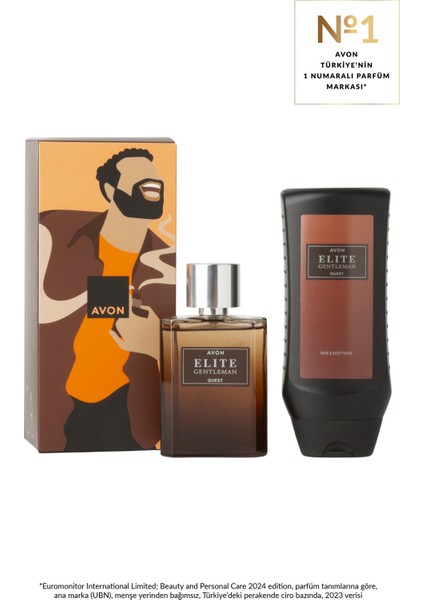 Elite Gentleman Quest Erkek Parfüm ve Şampuan Hediye Seti fırsatları