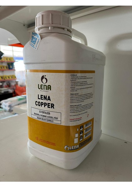 Copper Sıvı Bakır Sülfat Içerikli Koruyucu Yaprak Gübresi – 5 Litre