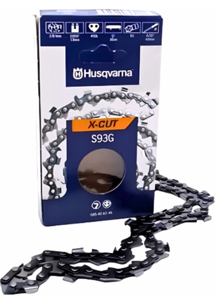 X-Cut Motorlu Testere Zinciri 38 Diş SP33G .325 1,3mm Yarım Köşeli