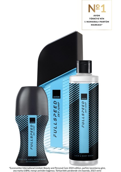 Full Speed Sky Jump Erkek Parfüm Rollon ve Şampuan Set fiyatları