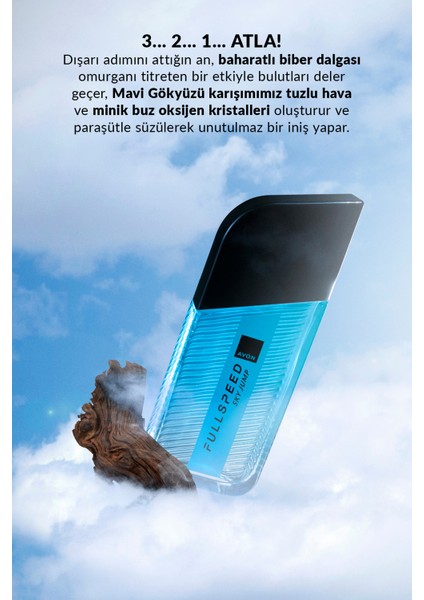 Full Speed Sky Jump Erkek Parfüm Rollon ve Şampuan Set modelleri