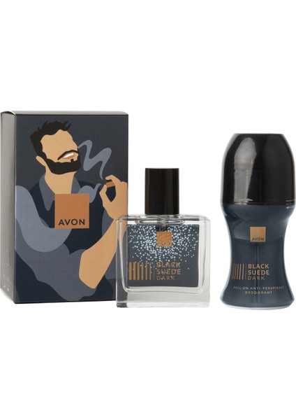 Black Suede Dark Erkek Parfüm ve Rollon Hediye Seti