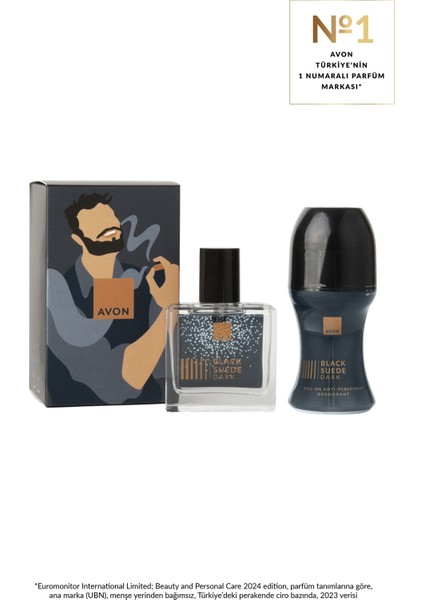 Black Suede Dark Erkek Parfüm ve Rollon Hediye Seti fırsatları