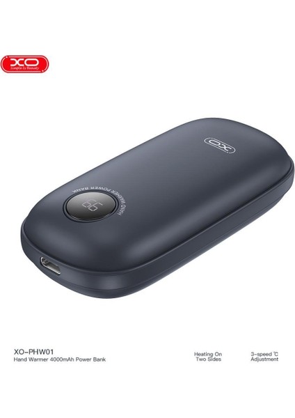 PHW01 3 Kademeli El Isıtıcı Fonksiyonlu Dijital Göstergeli 4000MAH Type-C Powerbank fiyatları