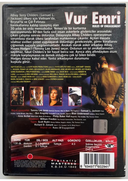 Vur Emri DVD (Orijinal Dönem Baskı Dvd) fiyatları