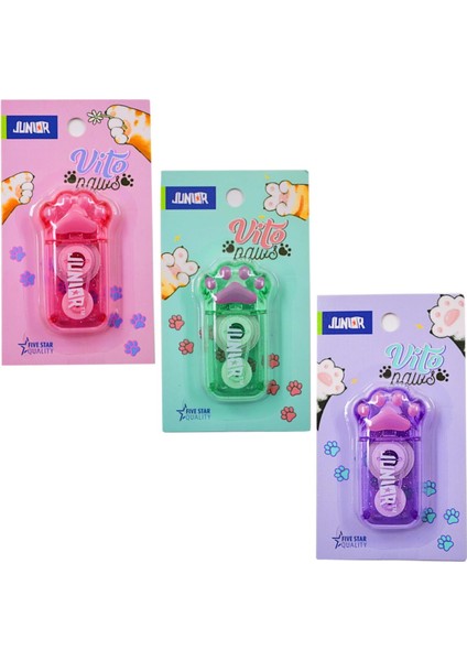 Junior Vito Paws Pati Şekilli Şerit Silici 6 M (130881)