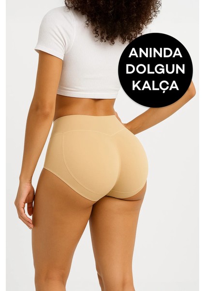 Kadın Popo Destekleyici Dikleştirici Buyütücü Kalçayı Dolgulu Gösteren Pop Up Push Up Külot Korse