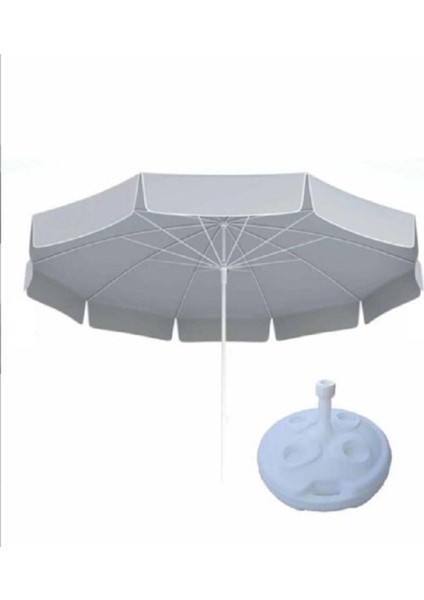 Plaj, Balkon, Bahçe, Piknik Şemsiyesi 200 cm 10 Telli Çok Sağlam Bidonlu fiyatları