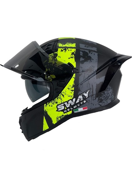 869 Snatch Black Yellow Kask fiyatları