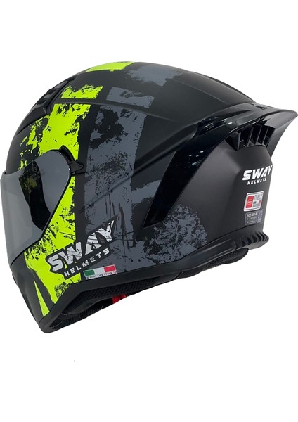 869 Snatch Black Yellow Kask fırsatları