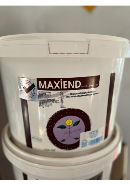 2000 Maxiend 10-7-17 Sıvı Npk Içerikli Şişirici Özel Gübre 15 kg