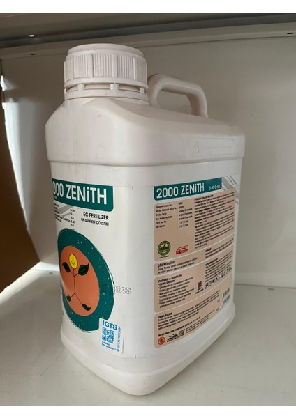 2000 Zenith 5-30-0 Çiçeklendirici Np Içerikli Sıvı Gübre 5 Litre