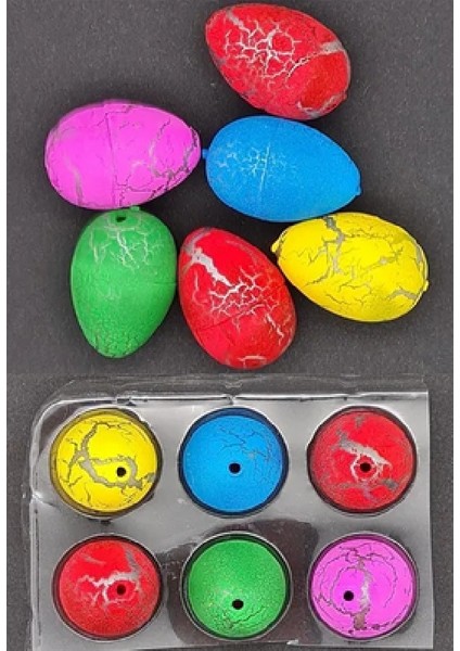 Suda Eriyen Dinozor Yumurtası Orta Boy 4 cm 3 Adet indirimleri