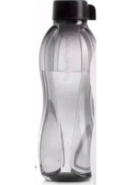 1 Litre Siyah Çevir Kapaklı Eko Şişe, Pratik Tasarım