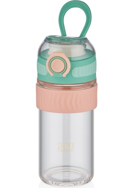 400ML Yeşil Silikon Gövdeli Şık Cam Matara, Kapaklı, Rahat Içim modelleri