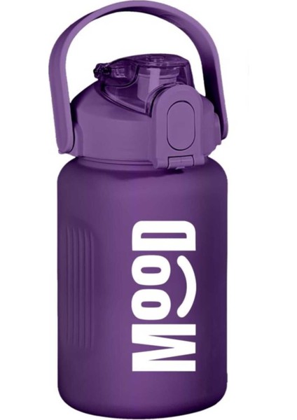 Sağlıklı 1000 ml Spor Matara, Kilitli Kapak, Sızdırmaz Tasarım, Mor Renk fiyatları