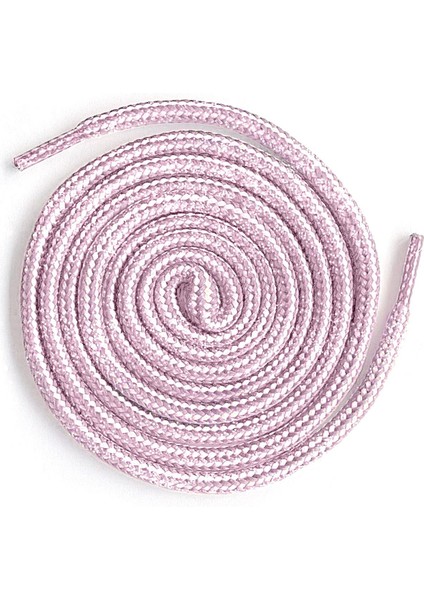 Pembe Beyaz Simli 5 mm Yuvarlak Bot Bağcığı