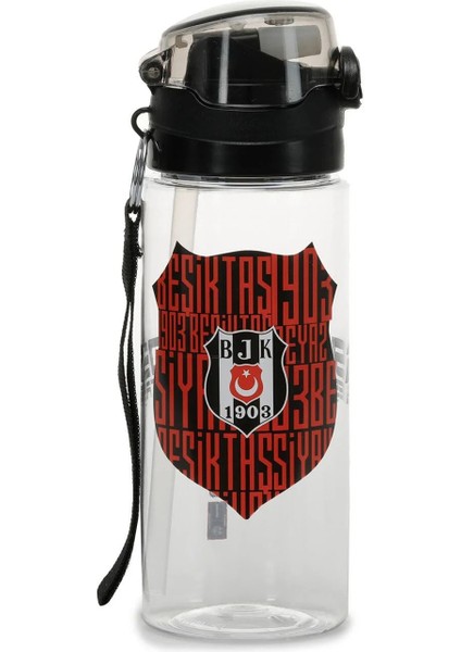 500 ml Siyah ve Turuncu Plastik Matara, Hafif Tasarım