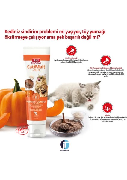 - Kediler Için Tüy Yumağı Önleyici Malt - 100ML fiyatları