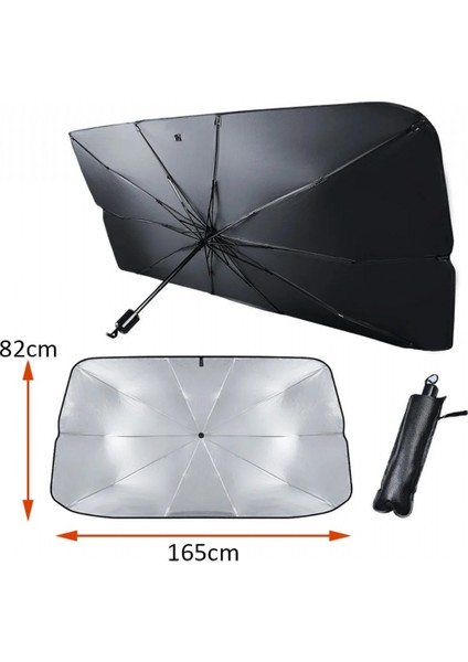 Ön Cam Güneşlik Şemsiye Katlanabilir Büyük 165X82 cm BR4953607 fiyatları