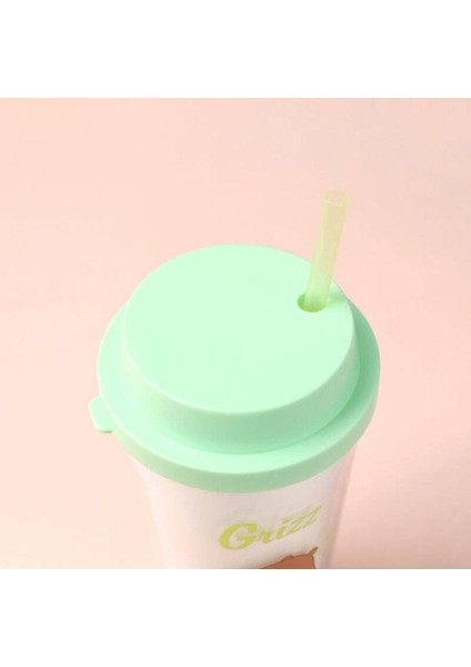 Çift Katlı Pipetli 550ML Şişe, Renkli ve Şık Tasarım modelleri