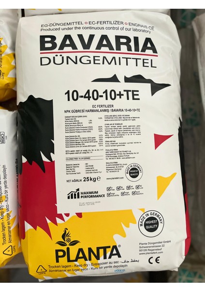 Bavarıa 10-40-10 Npk Gübre 25 kg