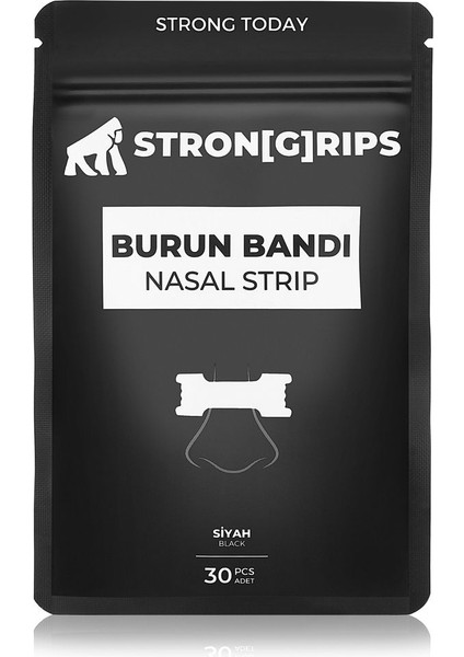 Yüksek Performans Burun Bandı, Siyah, Rahat ve Konforlu Kullanım