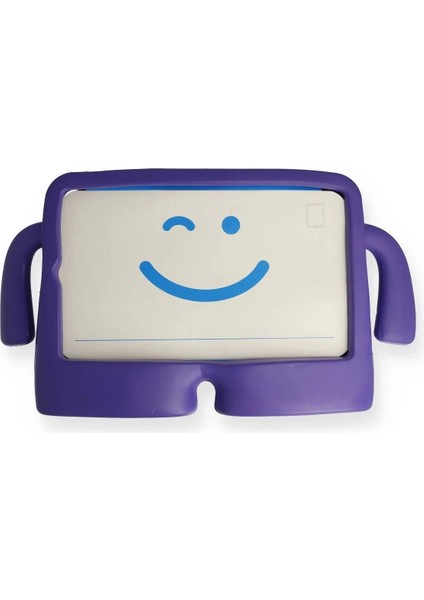 iPad 10.2 (7.nesil) Kılıf Karakter Tablet Silikon - Mor