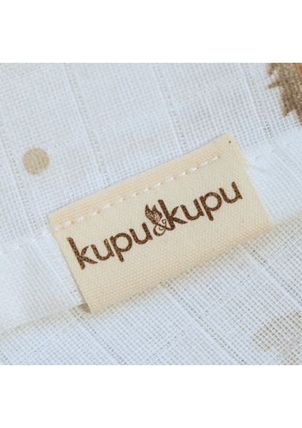 Müslin Bebek Battaniyesi, Yenidoğan, Bebek Örtüsü, Organik, Pamuklu, Pamuk, Hipoalerjenik, Desenli Müslin, Beyaz, 4 Mevsim, Nefes Alabilen, Taşınabilir, Hediyelik, Kupu&kupu