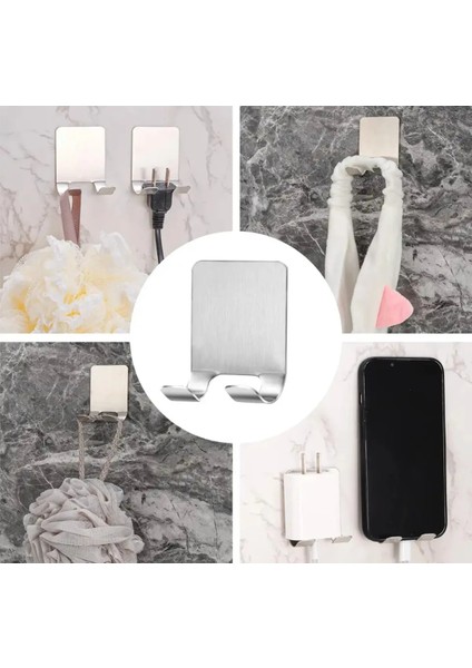 Mutfak Banyo Askılık Anahtarlık Askılık Kapı Antre Hol Askılık Paslanmaz Çelik 6cm x 4,5cm fiyatları