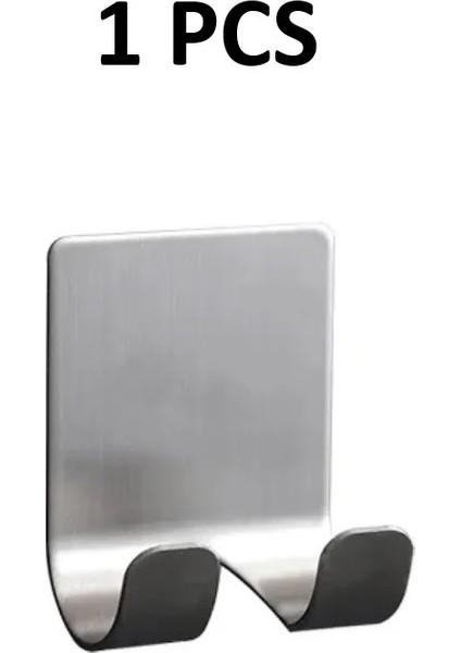 Mutfak Banyo Askılık Anahtarlık Askılık Kapı Antre Hol Askılık Paslanmaz Çelik 6cm x 4,5cm