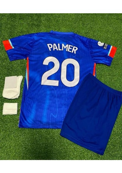 C.h.e.l.s.e.a 2024/25 Yeni Sezon Cole Palmer Iç Saha Çocuk Forması Hedyeli 4'lü SET-SM11