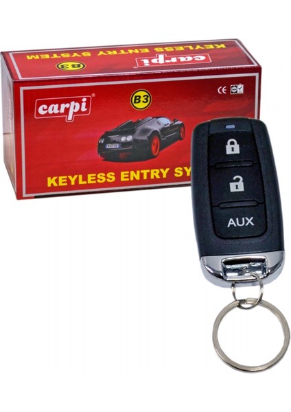 Açma Kapama 12V Siyah Kumandalı 3 Tuşlu Sinyal Çıkışlı BR4602601