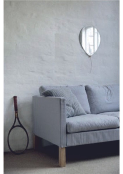 Çocuk Odası Tasarımı Için Şirin Balon Ayna, Akrilik ve Gümüş Detaylı Aksesuar modelleri