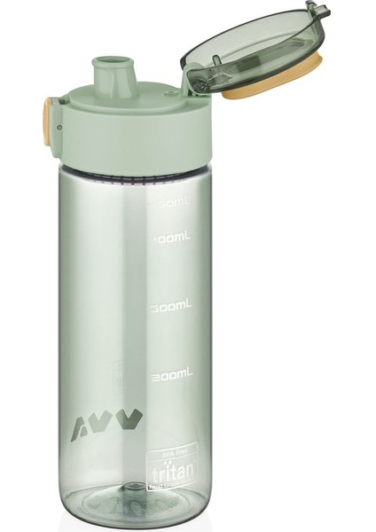 450ML Spor Matara, Skalalı, Kulplu, Kilitli, Tritan, Rahat Içim, Yeşil fiyatları