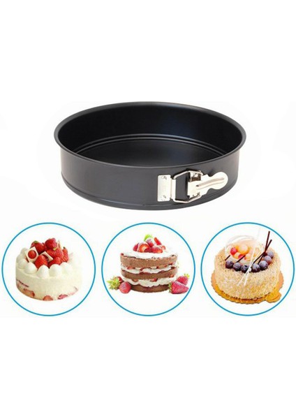 Patisse Yuvarlak Kelepçeli Altı Çıkan Pasta Kek Kalıbı 6.5X20 cm