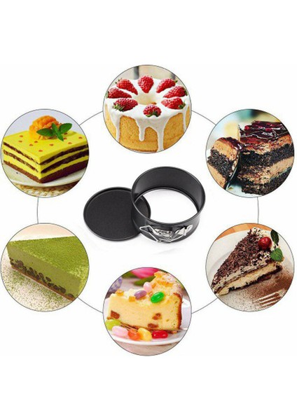 Patisse Yuvarlak Kelepçeli Altı Çıkan Pasta Kek Kalıbı 6.5X20 cm