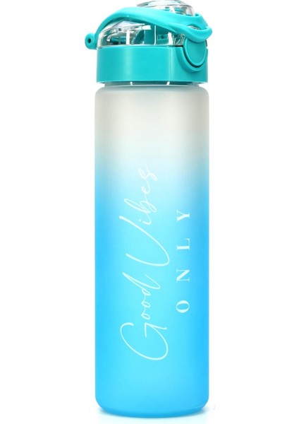 Geniş Ağızlı Tritan Su Şişesi, 630ML, Gradient Tasarım, Sıvı Taşıma, Bpa Içermez